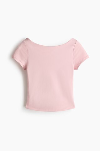 H & M - Sportshirt mit SoftMove - Rosa - Sportswear | H&M (DE, AT, CH, NL, FI)