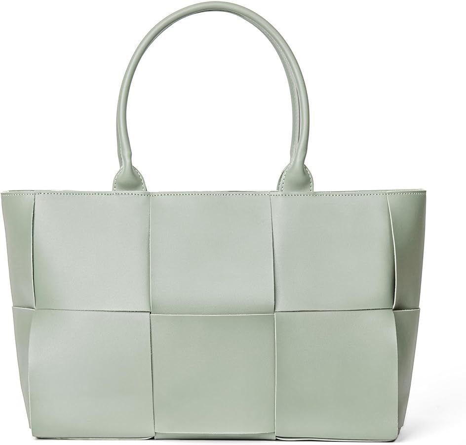 Tote Bag for Women Leather Shoulder Bag Large Purse Handbag | Amazon (US)