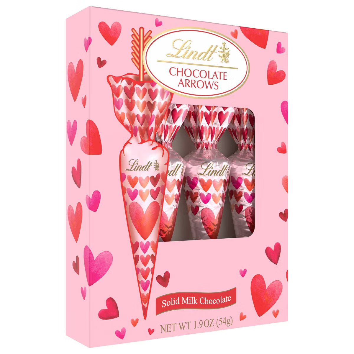 Lindt Valentine's Milk Chocolate Arrows Candy - 1.9oz | Target