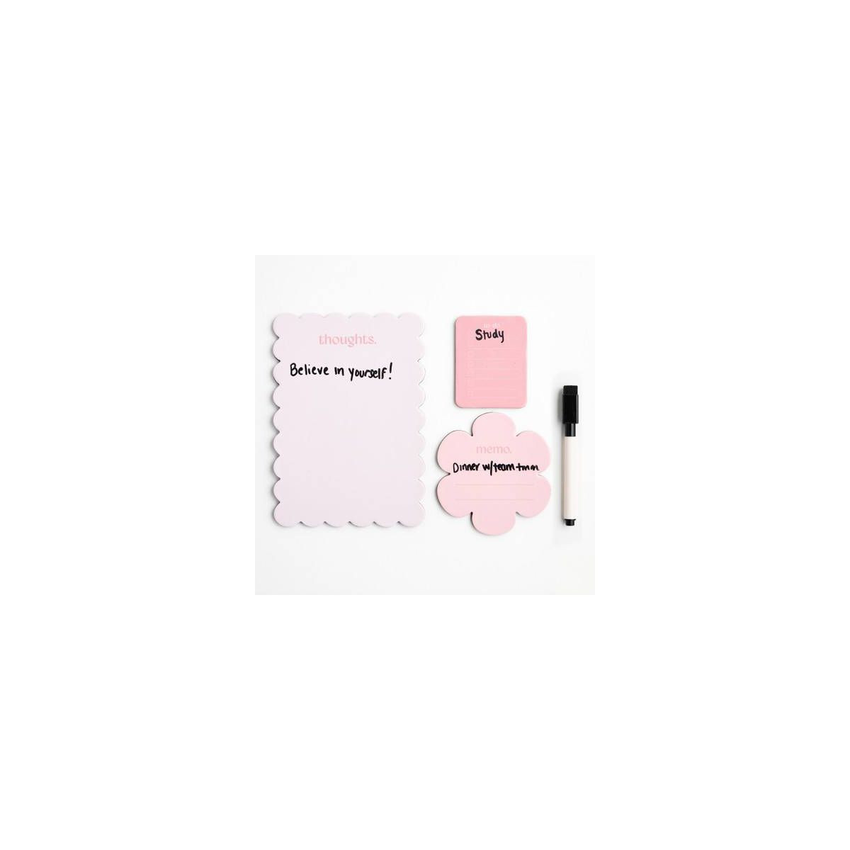 TwelveNYC 3pk Magnet Notes with Marker | Target