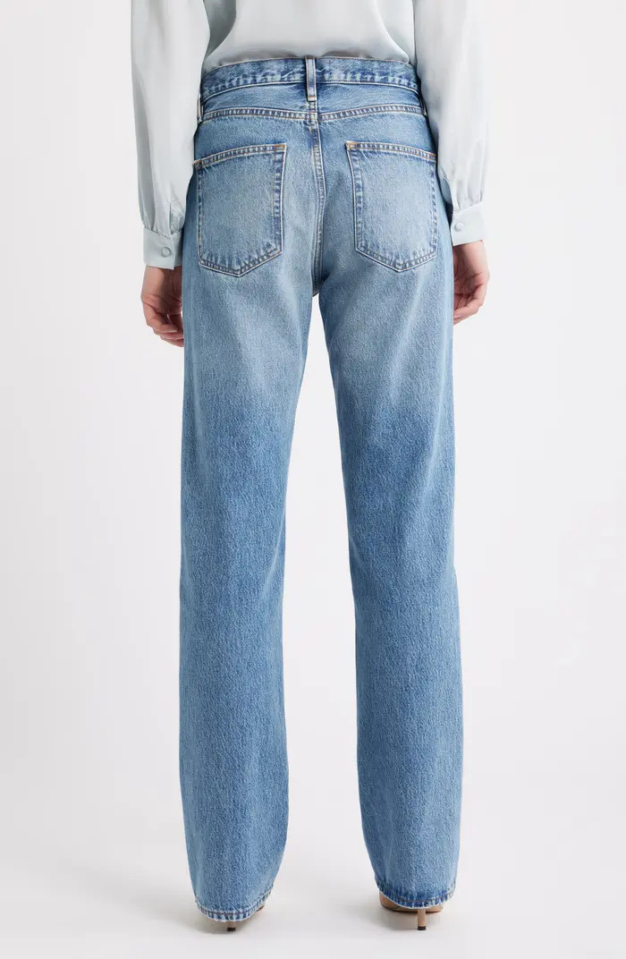 The Vertical High Waist Relaxed Straight Leg Jeans | Nordstrom