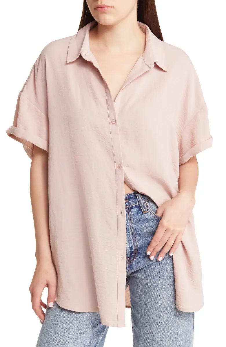 Oversize Short Sleeve Tunic | Nordstrom