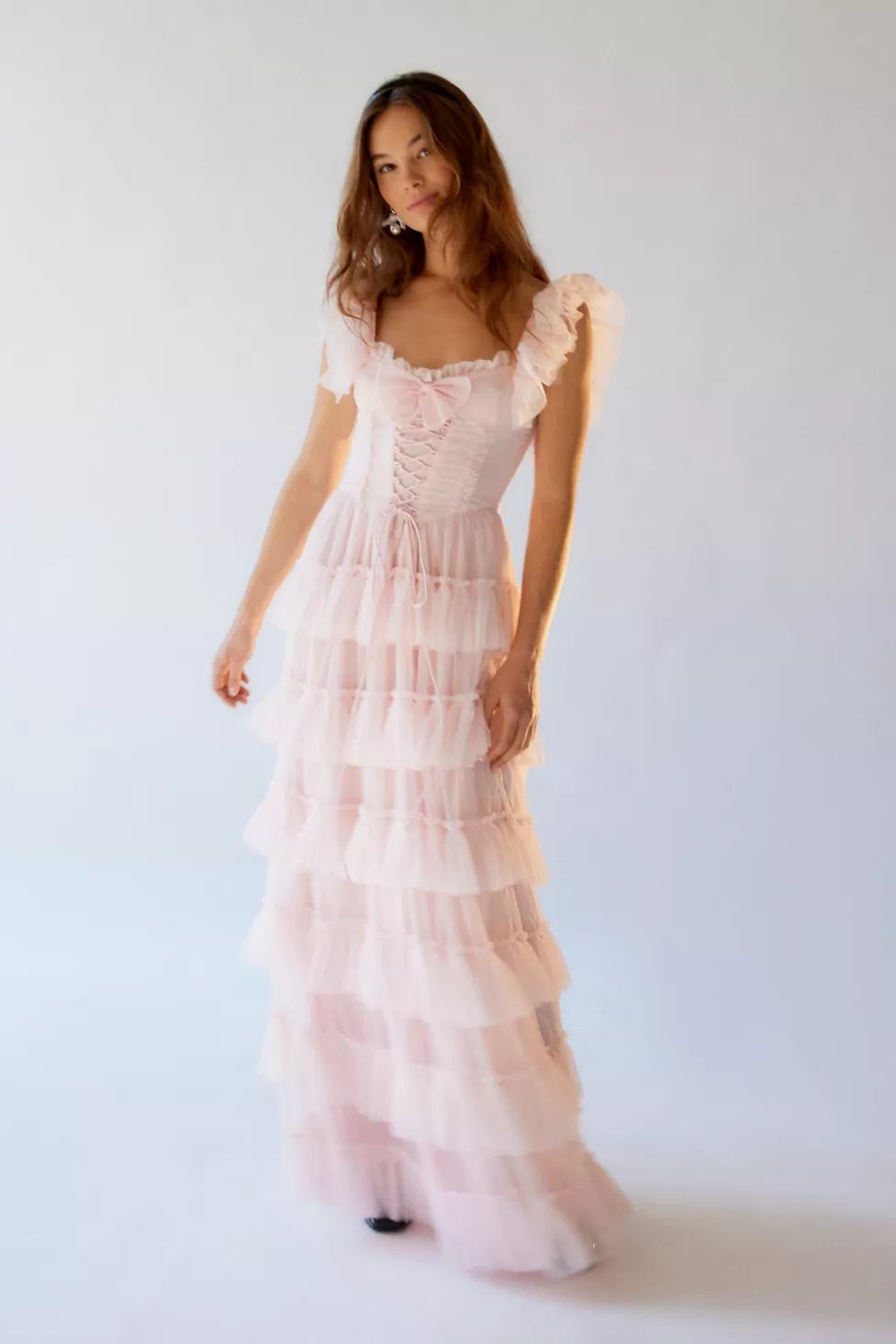 Amy Jane London Evangeline Ruffle Maxi Dress | Urban Outfitters (US and RoW)