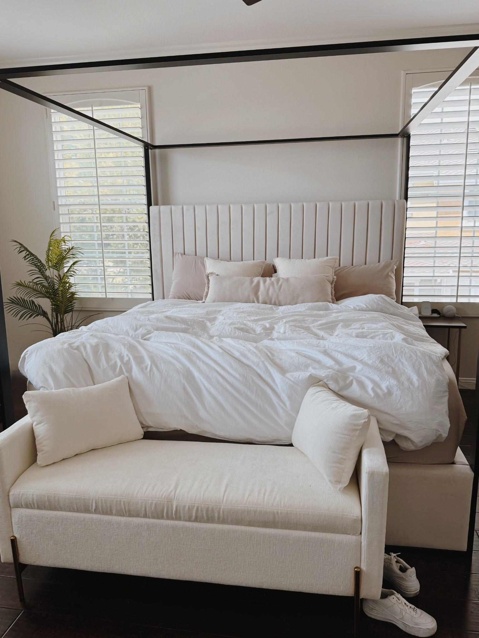 Bedroom, canopy, neutrals, cream, ivory, master bedroom, bed, decor, home  

#LTKFamily #LTKSaleAlert #LTKHome