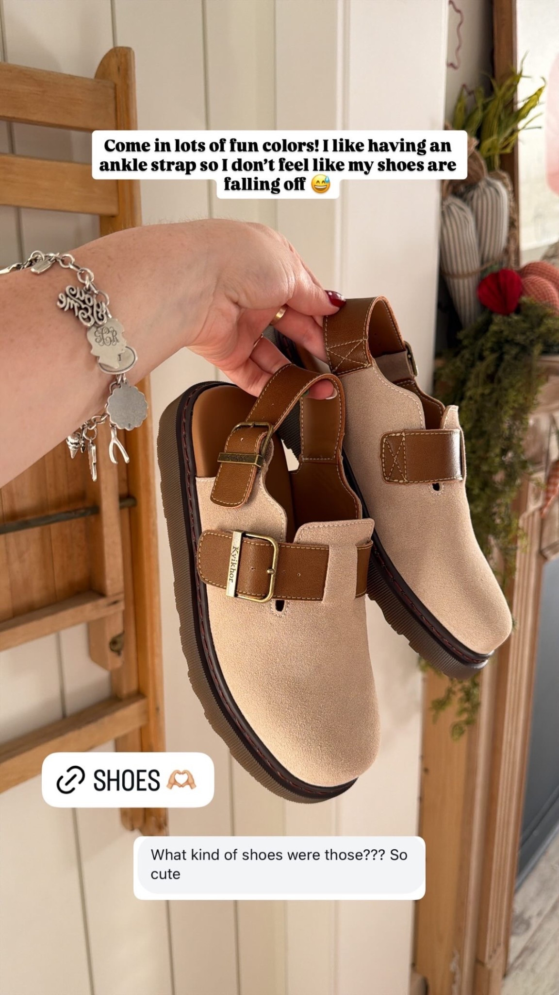 Just grabbed these slip on clogs with an ankle strap and was shocked at how comfy they are! So many cute colors to choose from. Regular size 6.5 and got the 6

#LTKootd