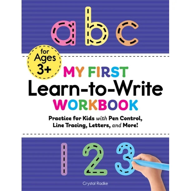 My First Learn to Write Workbook: Practice for Kids with Pen Control, Line Tracing, Letters, and ... | Walmart (US)