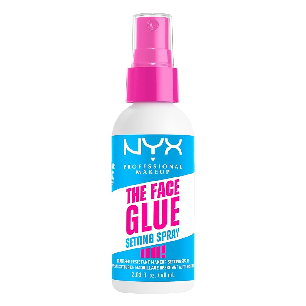 NYX PROFESSIONAL MAKEUP The Face Glue Setting Spray, Transfer-Resistant Waterproof Setting Spray,... | Amazon (US)