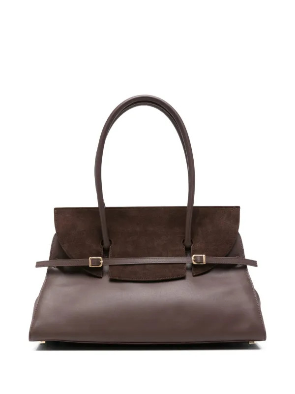 Simkhai River Schultertasche Aus Wildleder | Braun | FARFETCH DE | Farfetch Global