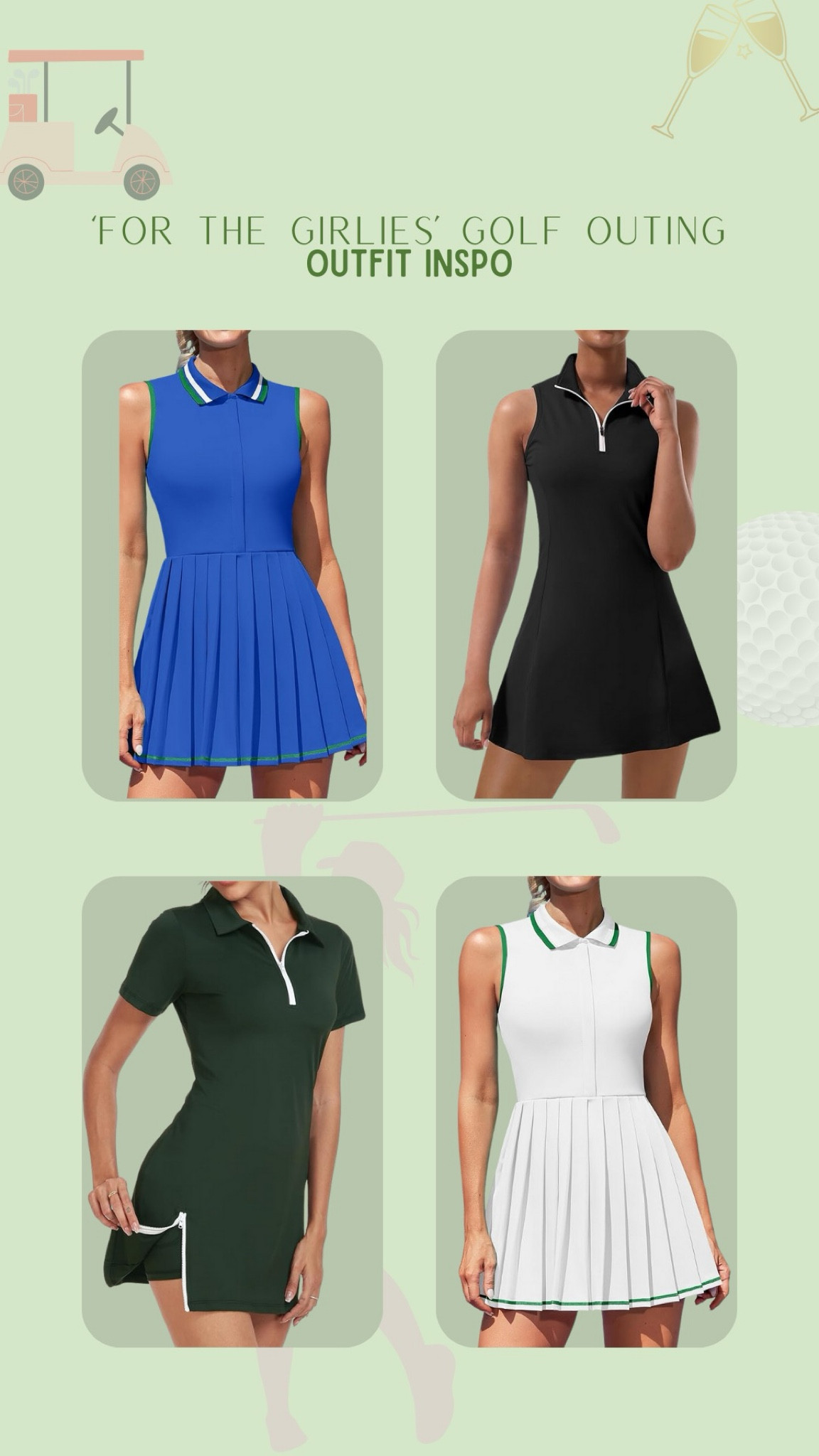Outfit inspo for my girlies attending next week’s golf outing!! 🏌️‍♀️⛳️🤩

Get these pieces just in time for the event 🩷

Golfing, Dresses, Two Piece Sets, Activewear 

#LTKActive #LTKStyleTip