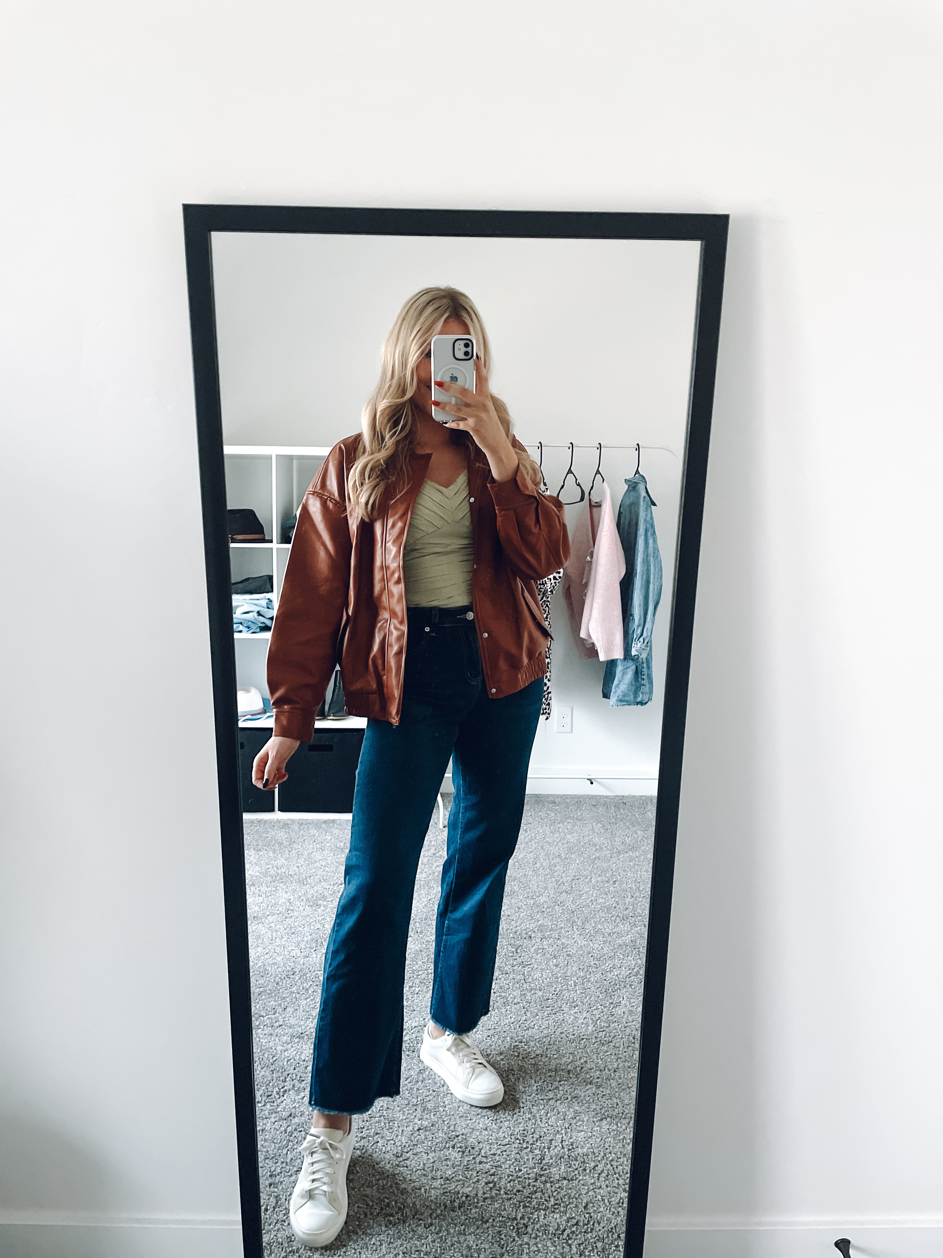 casual Friday teacher outfit idea!
My green top came in my teacher style box! DM me TSB to get details for that!
Jacket: wearing M
Jeans: true to size and comfortable
Sneakers: size up half— podiatrist designed!!



#LTKWorkwear #LTKSeasonal #LTKShoeCrush