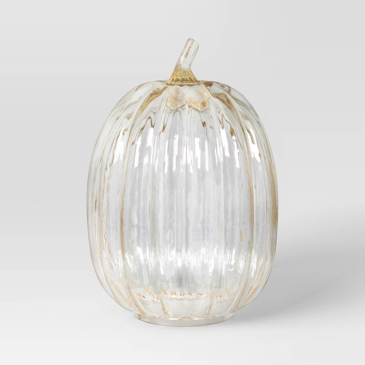 XL Tall Glass Pumpkin Figurine Champagne - Threshold™ | Target