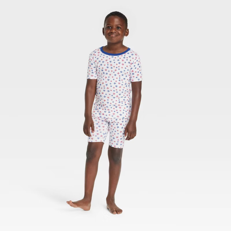 Kids' Americana Matching Family Pajama Set - White | Target