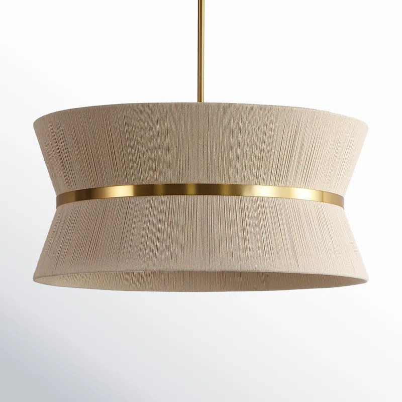 Abbington 4 Light Metal Dimmable Drum Chandelier | Joss & Main