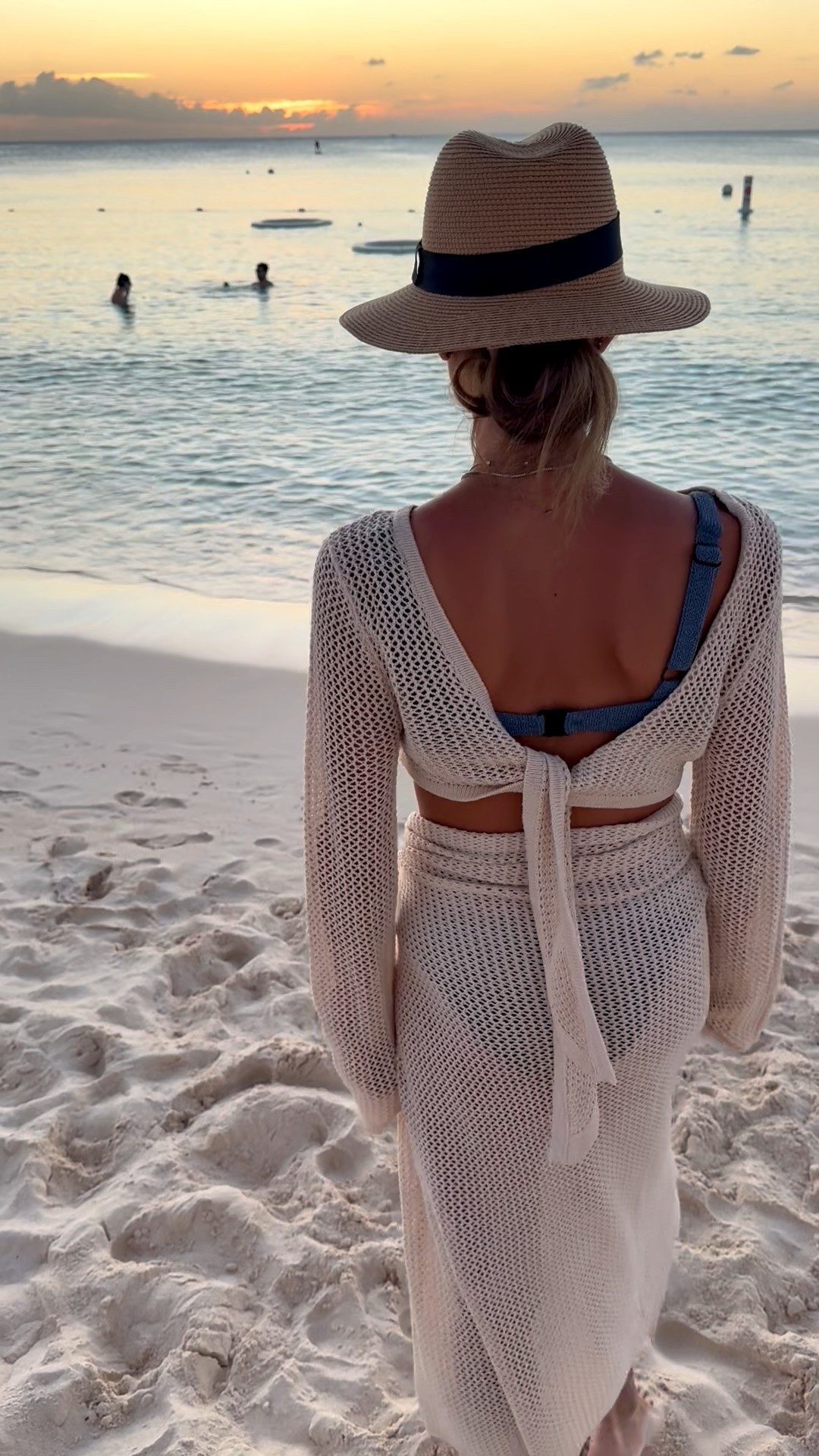 Must have beach vacation crochet cover up skirt and top set. Top dan be tied in front or back  

#LTKFindsUnder50 #LTKTravel #LTKFindsUnder100