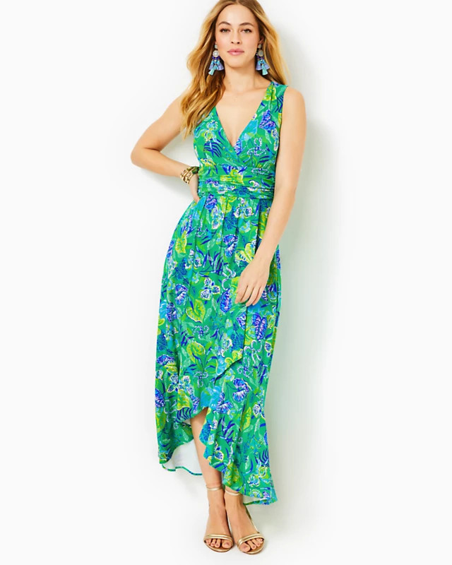 Moana Wrap Maxi Dress | Lilly Pulitzer