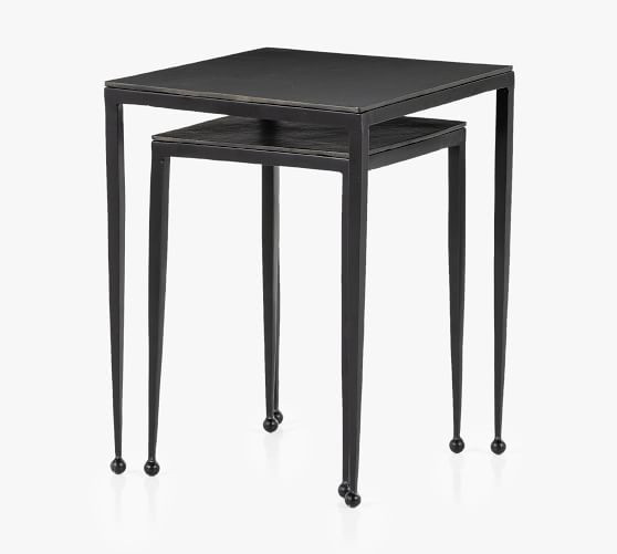 Marrow Metal Nesting End Table (12.5"- 16") | Pottery Barn (US)