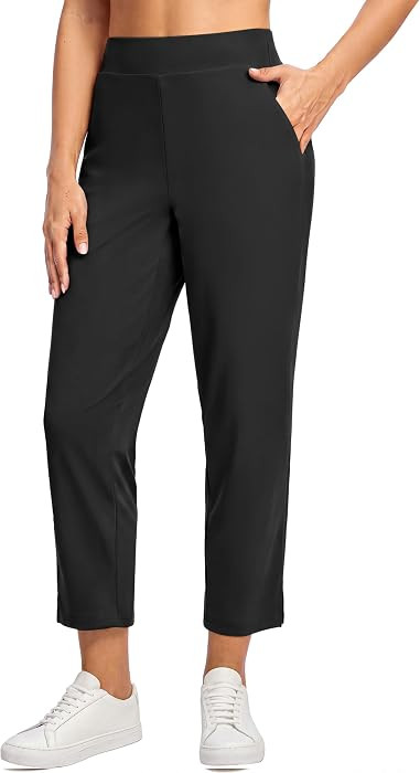 G Gradual Women's Travel Pants Ankle 7/8 Golf Pants with 3 Pockets Slacks | Amazon (US)