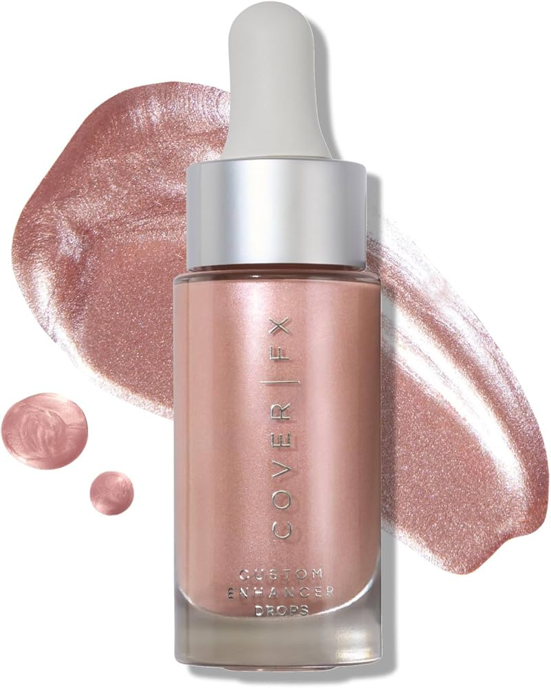 COVER FX Custom Enhancer Drops - Blossom: Soft Pink Finish - 15mL - Radiant Glow - Liquid Highlig... | Amazon (US)