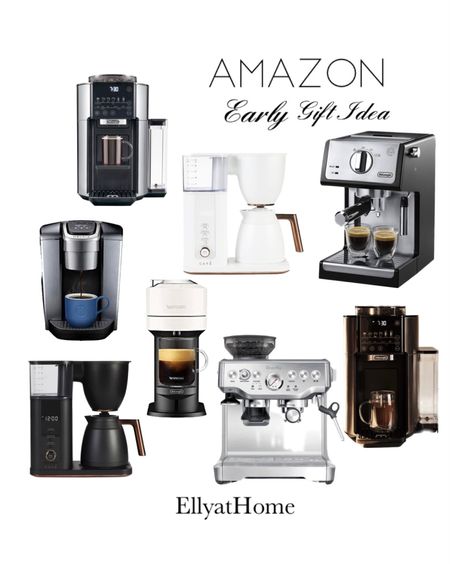 Espresso machines, cappuccino makers, K cup, Café specially coffeemakers from
Amazon home in beautiful color choices and design! Choose white, black matte or stainless. Also shop best selling coffee mugs, glasses and accessories. Coffeehouse style coffee bar. Home decor accessories,Amazon Prime. Free shipping. 

#LTKxPrime #LTKsalealert #LTKhome