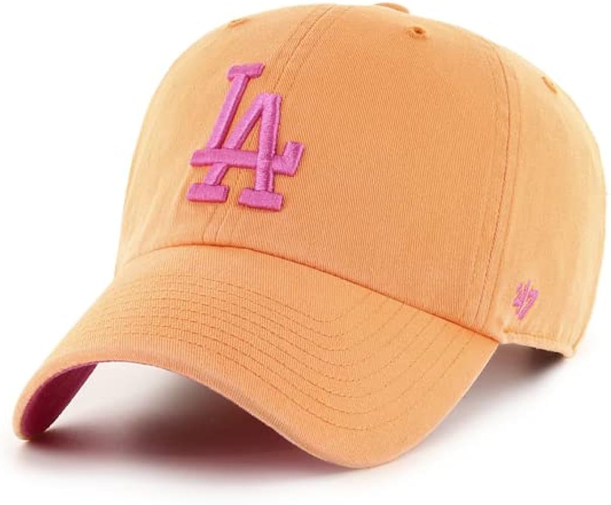 MLB Women's Ballpark Mango Magenta Undervisor Clean Up Adjustable Hat - Mango | Amazon (US)