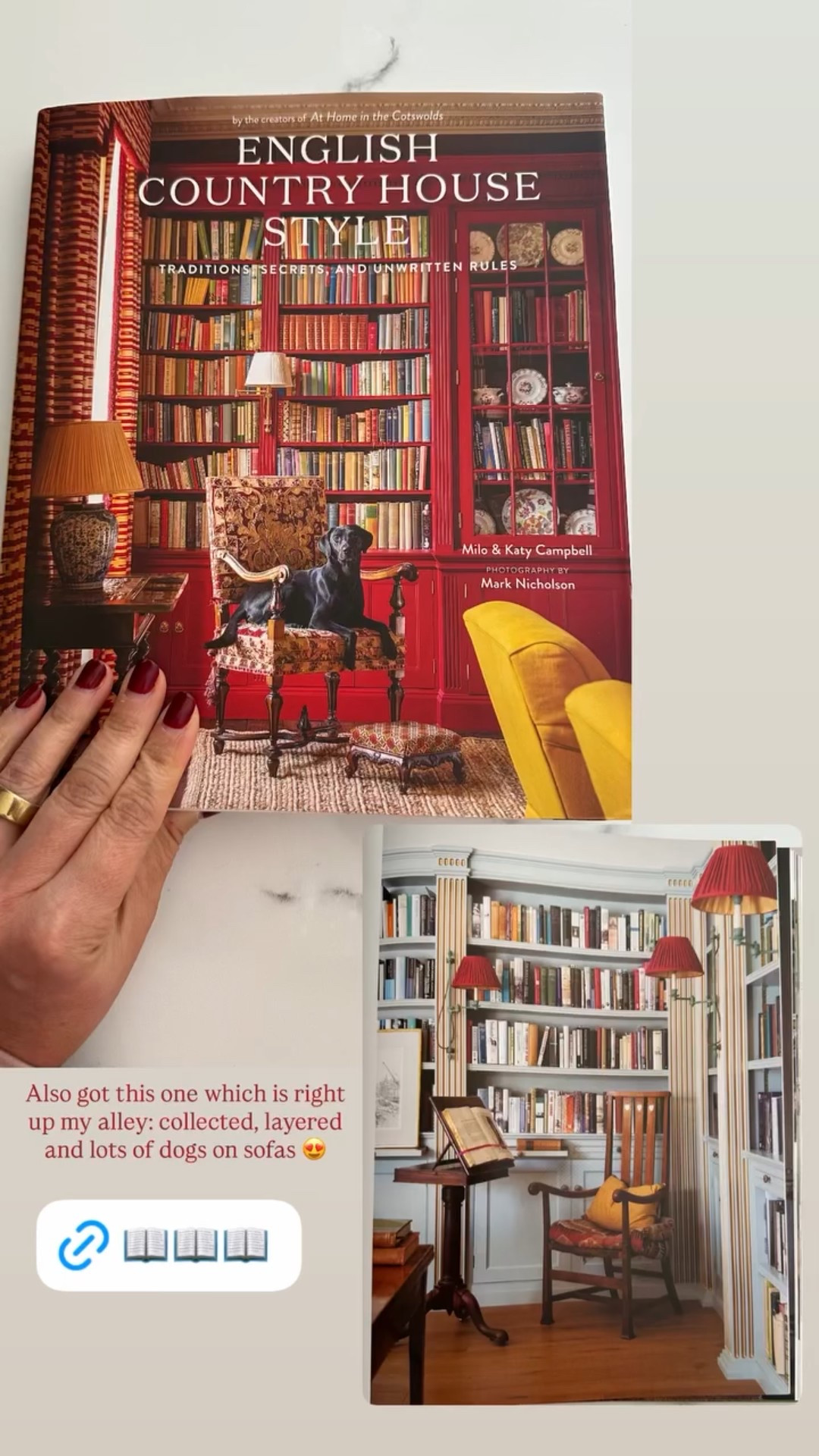 Interior design coffee table book. This one is everything I love: collected, layered and lots of dogs on sofas 😍

#coffeetablebooks #books #interiordesign #englishstyle 

#LTKFindsUnder100 #LTKFindsUnder50 #LTKHome