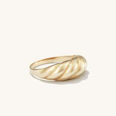 Thin Croissant Dome Ring | Mejuri (Global)