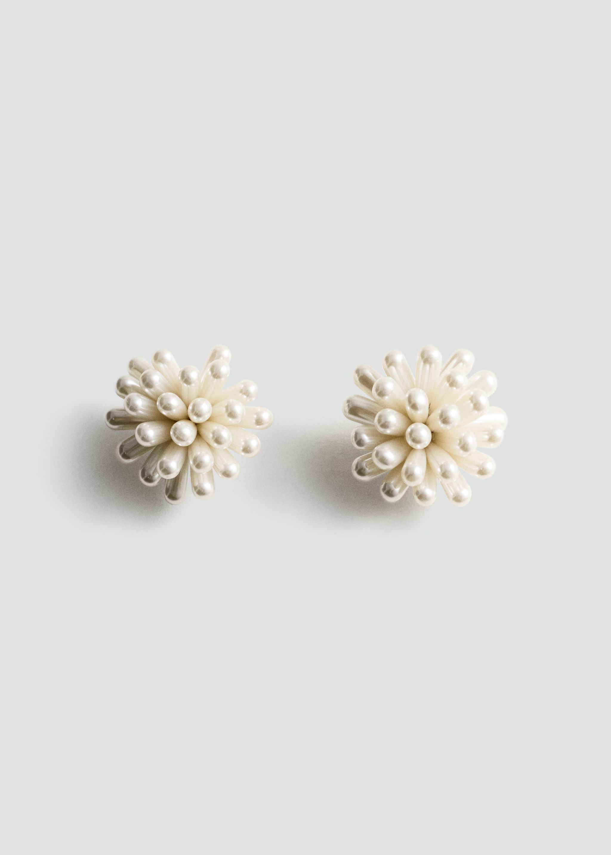 Transparent bead earrings | MANGO (US)