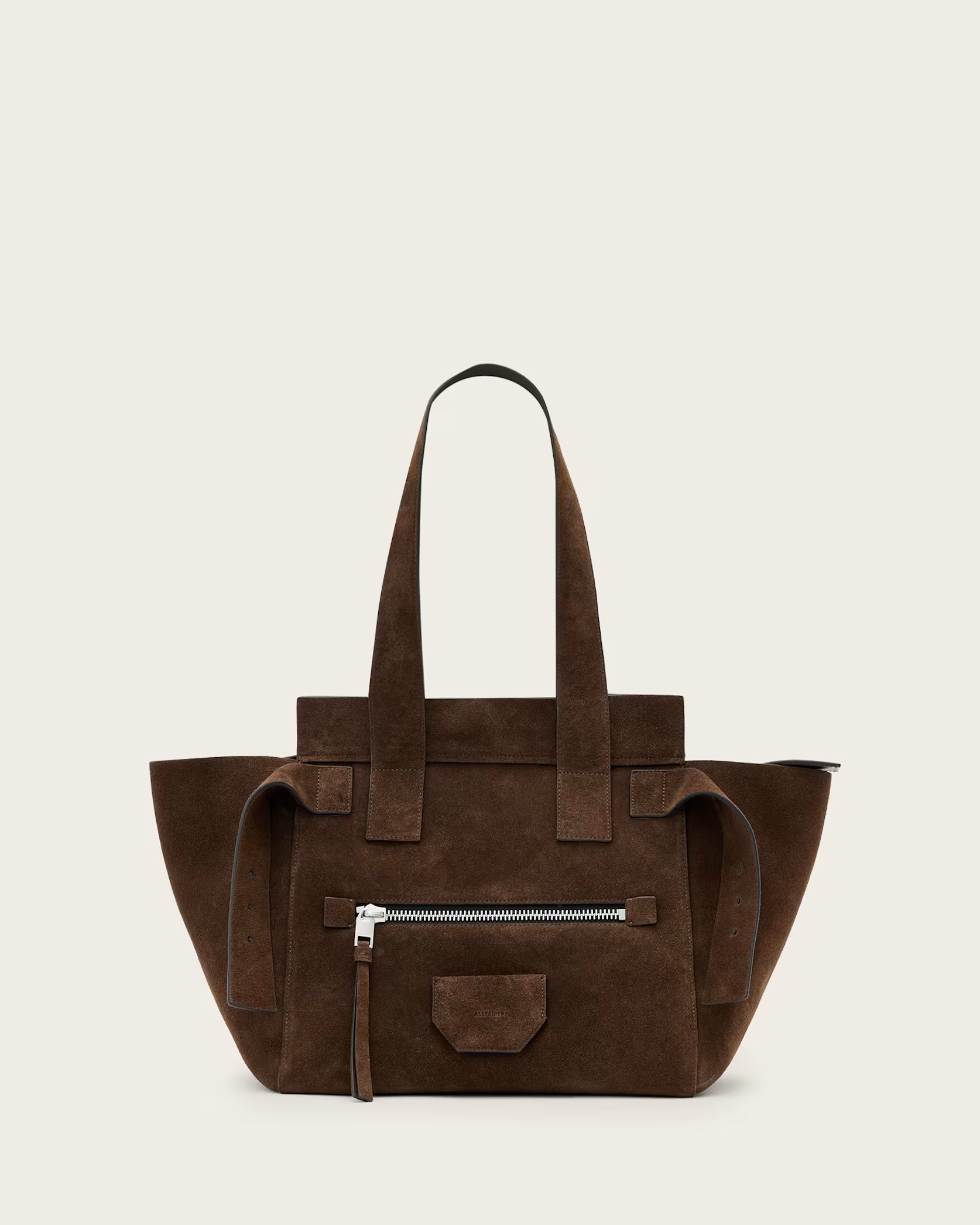 Perez Suede Shoulder Bag | AllSaints UK