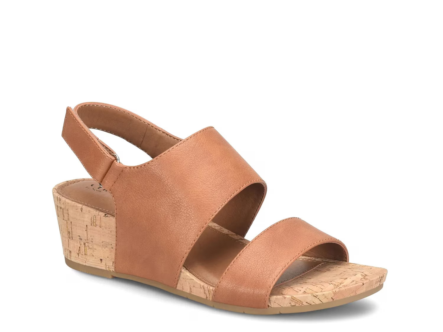 Eurosoft Reba Wedge Sandal | Women's | Cognac | Size 9.5 | Sandals | Slingback | DSW