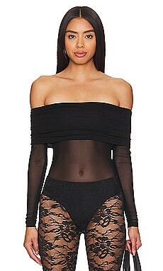 superdown Koa Bodysuit in Black from Revolve.com | Revolve Clothing (Global)
