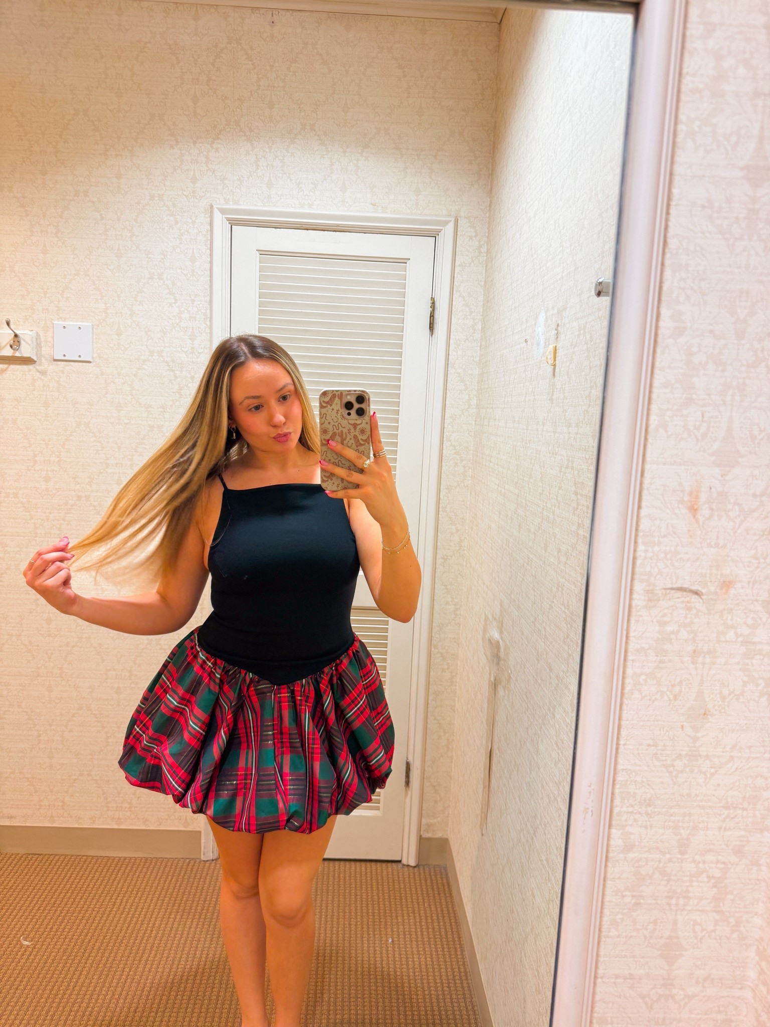 Christmas Dress inspo from Dillards! Brand: free people! As seen in my Vlogmas day 9 @lexandertholl on TikTok and YouTube! 

#LTKHoliday #LTKdayinmylife #LTKSeasonal