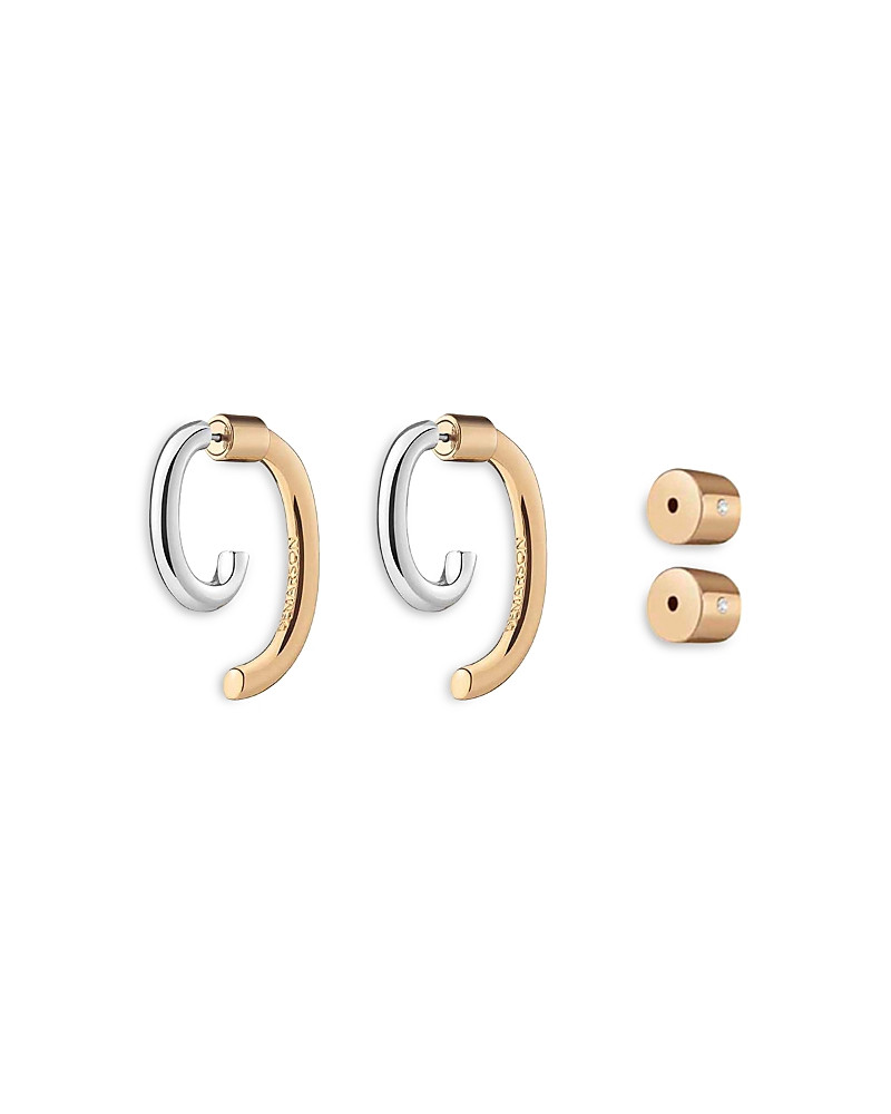 Demarson Luna Mini Two Tone Earrings, 0.8L | Bloomingdale's (US)