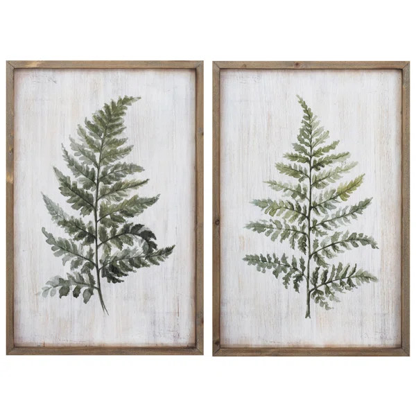 Coastal Plants & Flowers Wall Decor on Solid Wood | Wayfair North America
