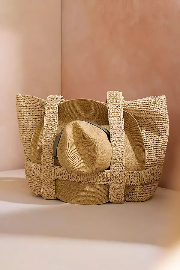 Raffia Traveler Bag at Terrain | Terrain