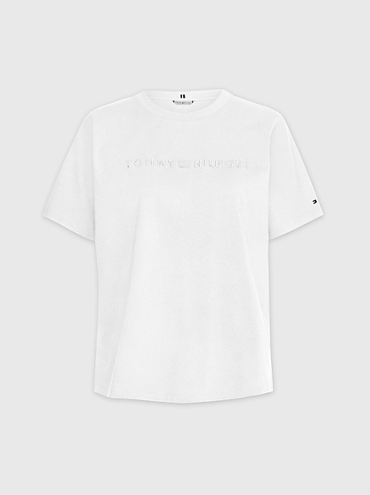Relaxed Fit Tonal Logo T-Shirt | Tommy Hilfiger (US)