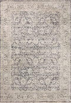 Amber Lewis x Loloi Alie Collection ALE-05 Charcoal / Beige, Traditional 9'-6" x 13'-1" Area Rug | Amazon (US)