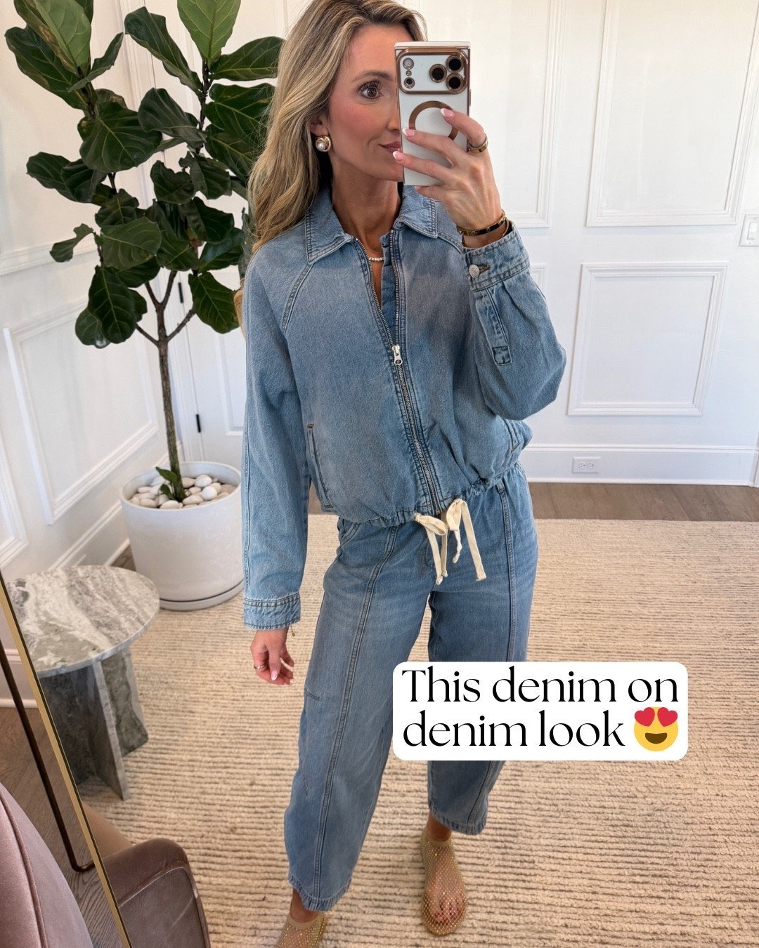 Denim on denim from @Walmart! So soft & comfy 

#LTKSaleAlert #LTKmomlife #LTKgrwm