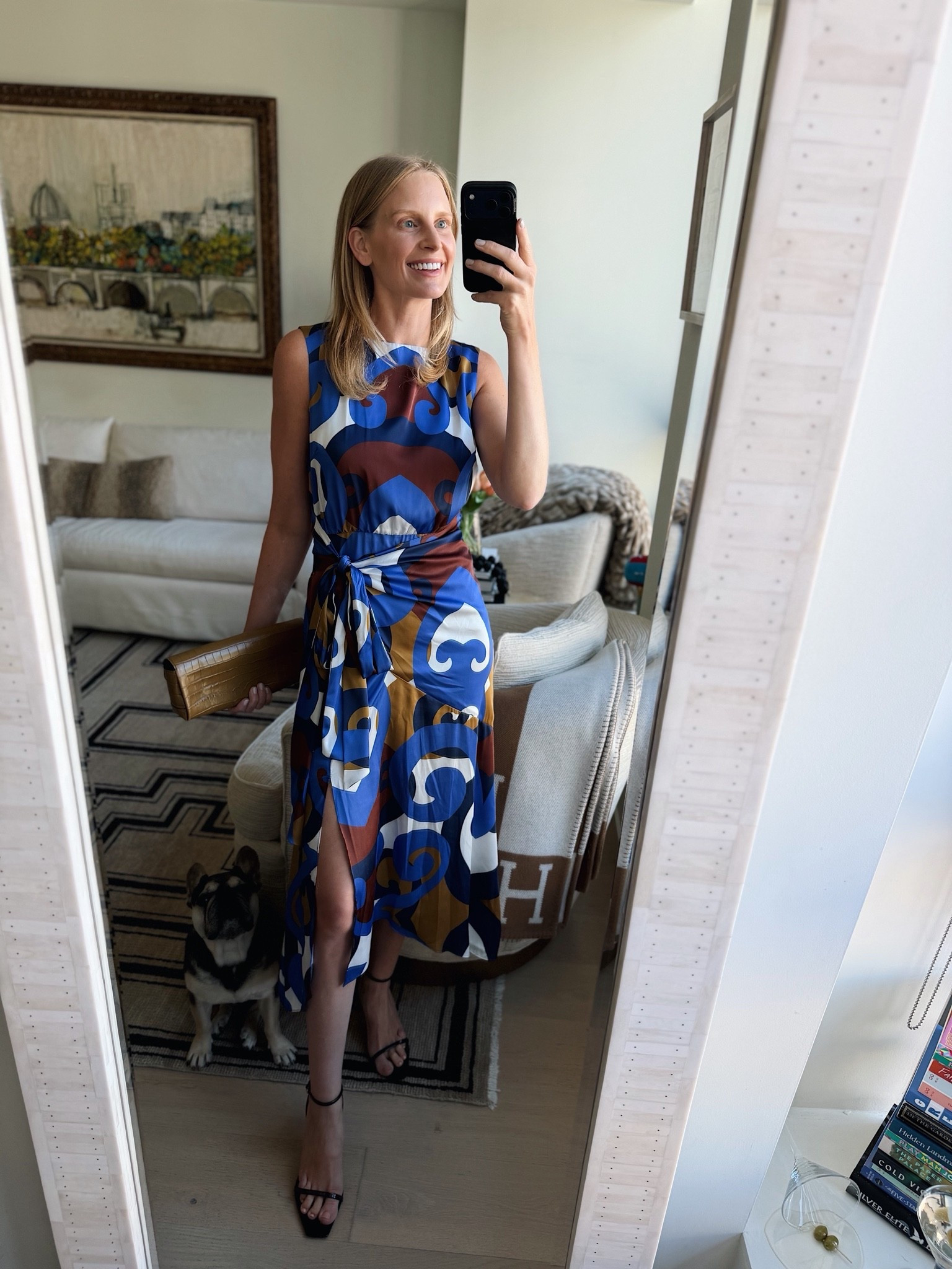 Figuring out my look for a fun event this weekend! Wearing a small in the dress.