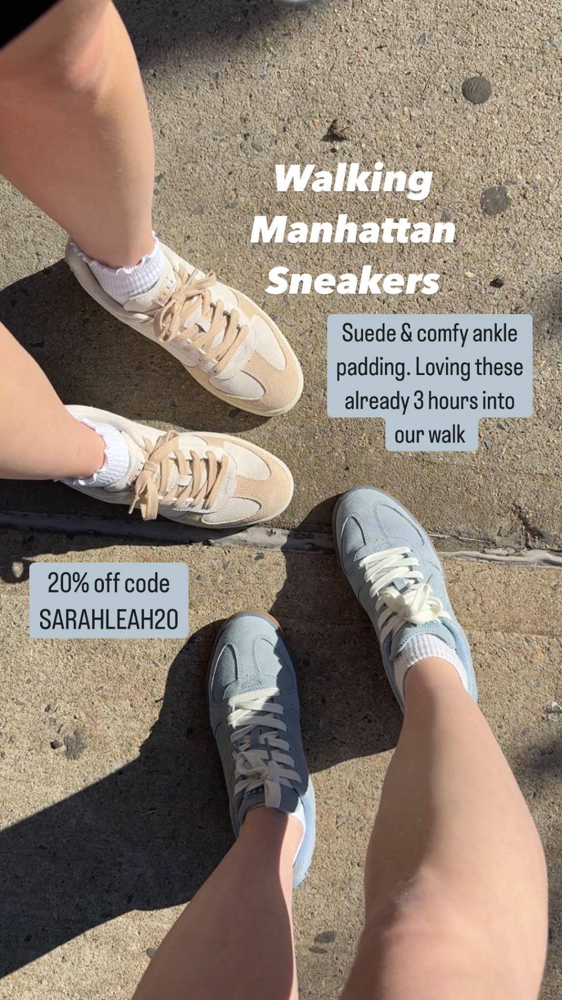 Comfy suede sneakers for walking Manhattan from Reef. Sized up 1/2. 20% off their entire website code SARAHLEAH20

#LTKStyleTip #LTKShoeCrush #LTKSaleAlert