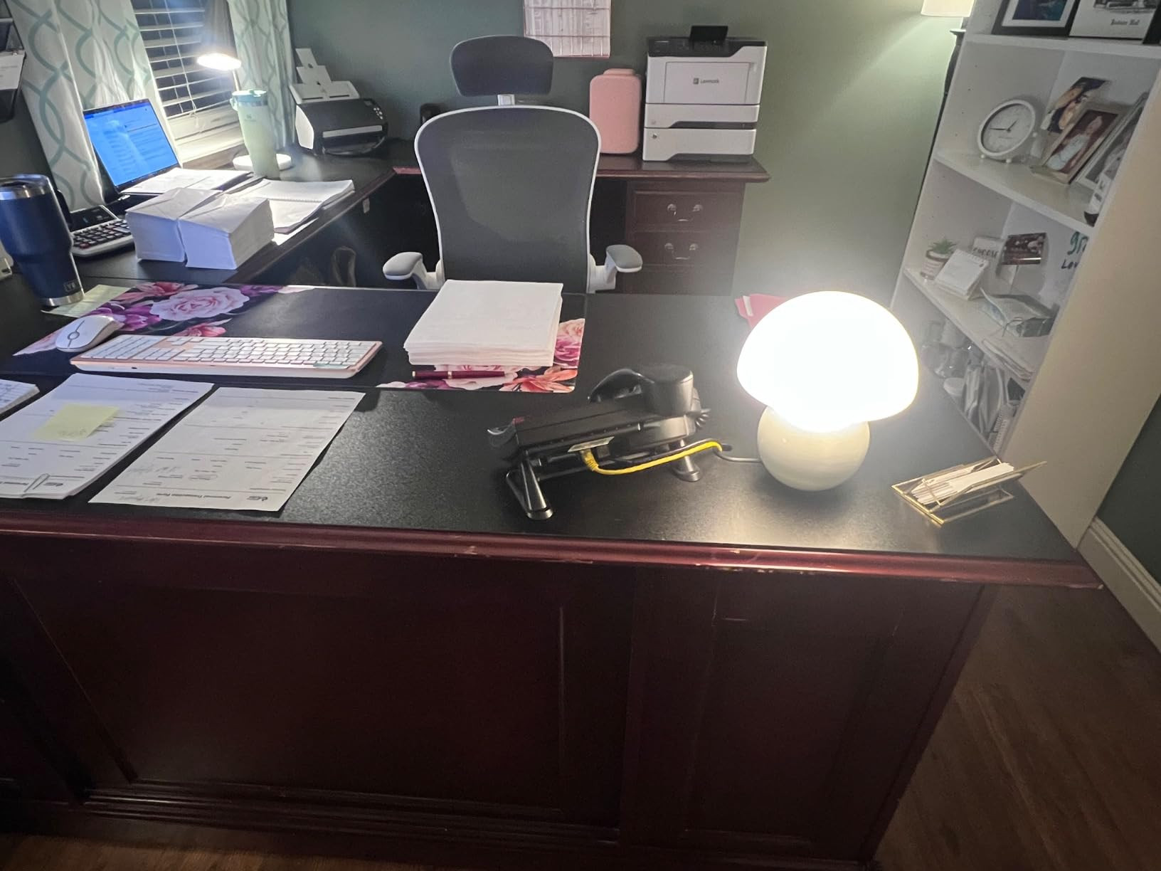 Mushroom Lamp Table Bedside Lamps, Desk Nightstand Mushroom Decor Small Lamp for Bedroom, Cute Mi... | Amazon (US)