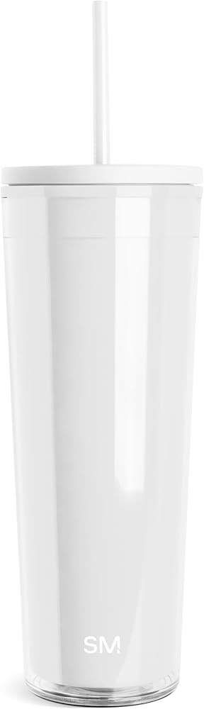 Simple Modern Plastic Tumbler with Lid and Straw | Reusable BPA Free Iced Coffee Cups Double Wall... | Amazon (US)