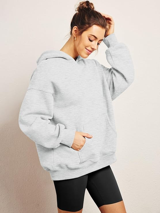 EFAN Womens Oversized Sweatshirts Pullover Hoodies Fleece Sweaters Long Sleeve With Pockets Winte... | Amazon (US)
