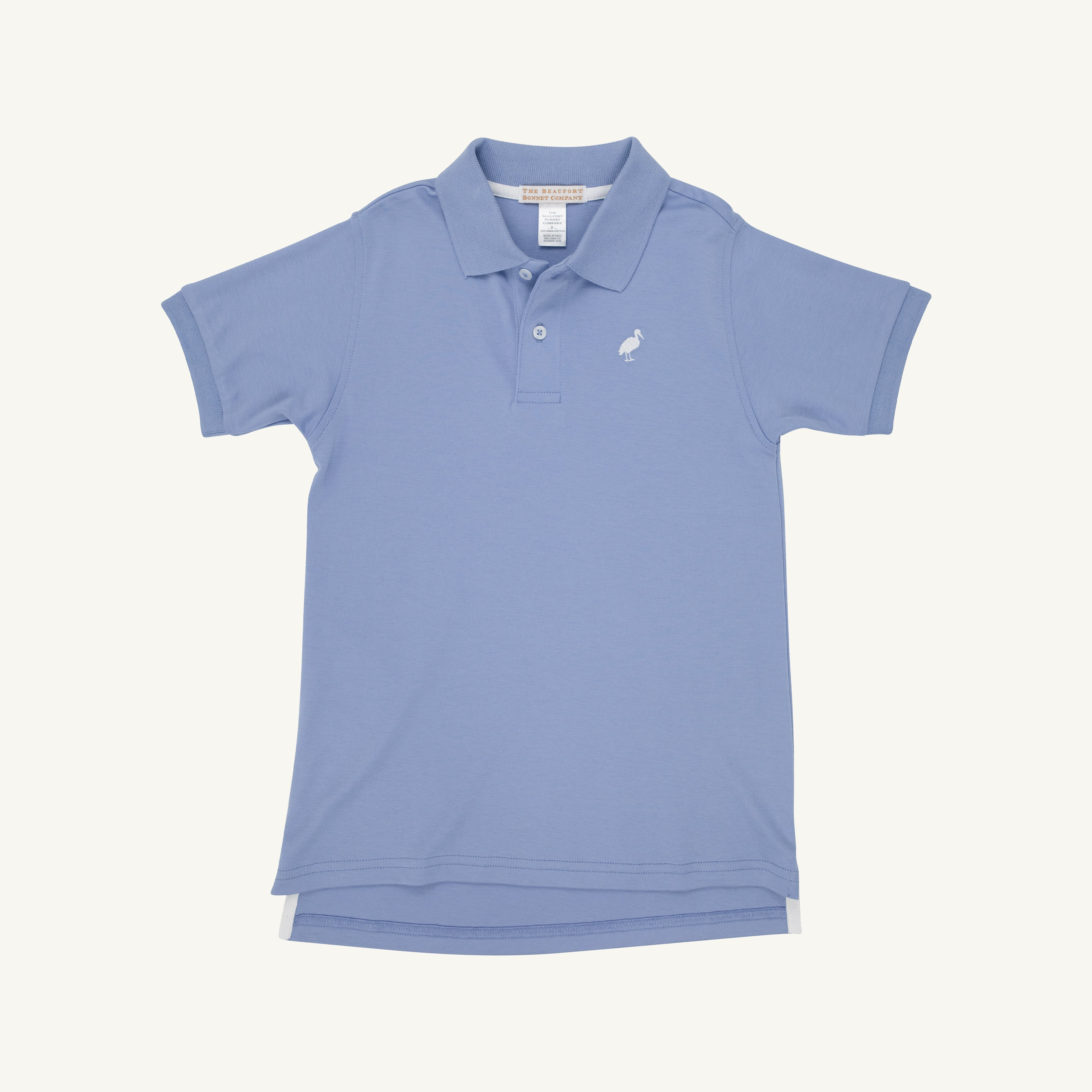 Prim & Proper Polo & Onesie - Park City Periwinkle with Worth Avenue W | The Beaufort Bonnet Company