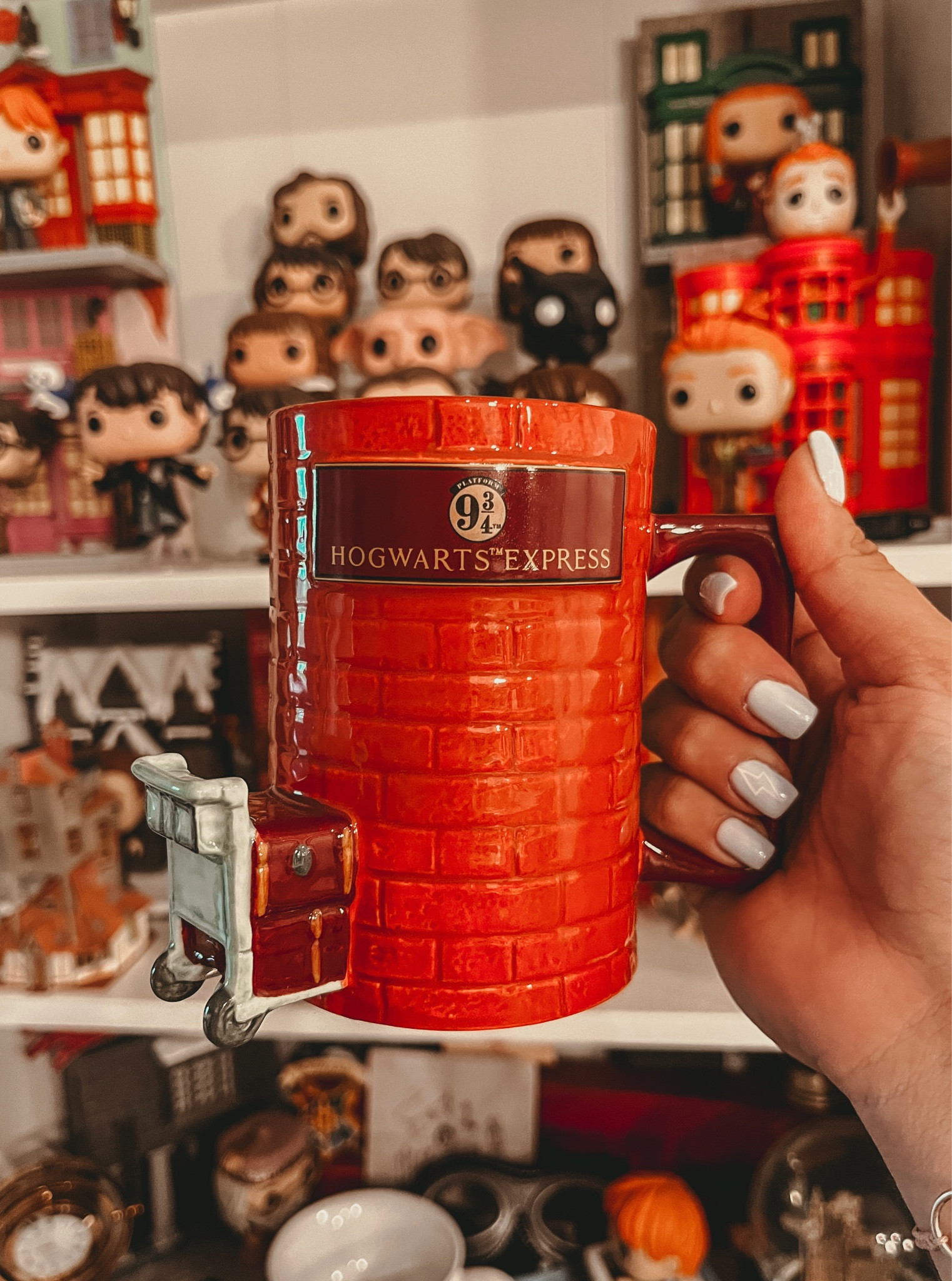 Platform 9 3/4 mug from Japan!! 🚂 #harrypotter #harrypotterfinds 