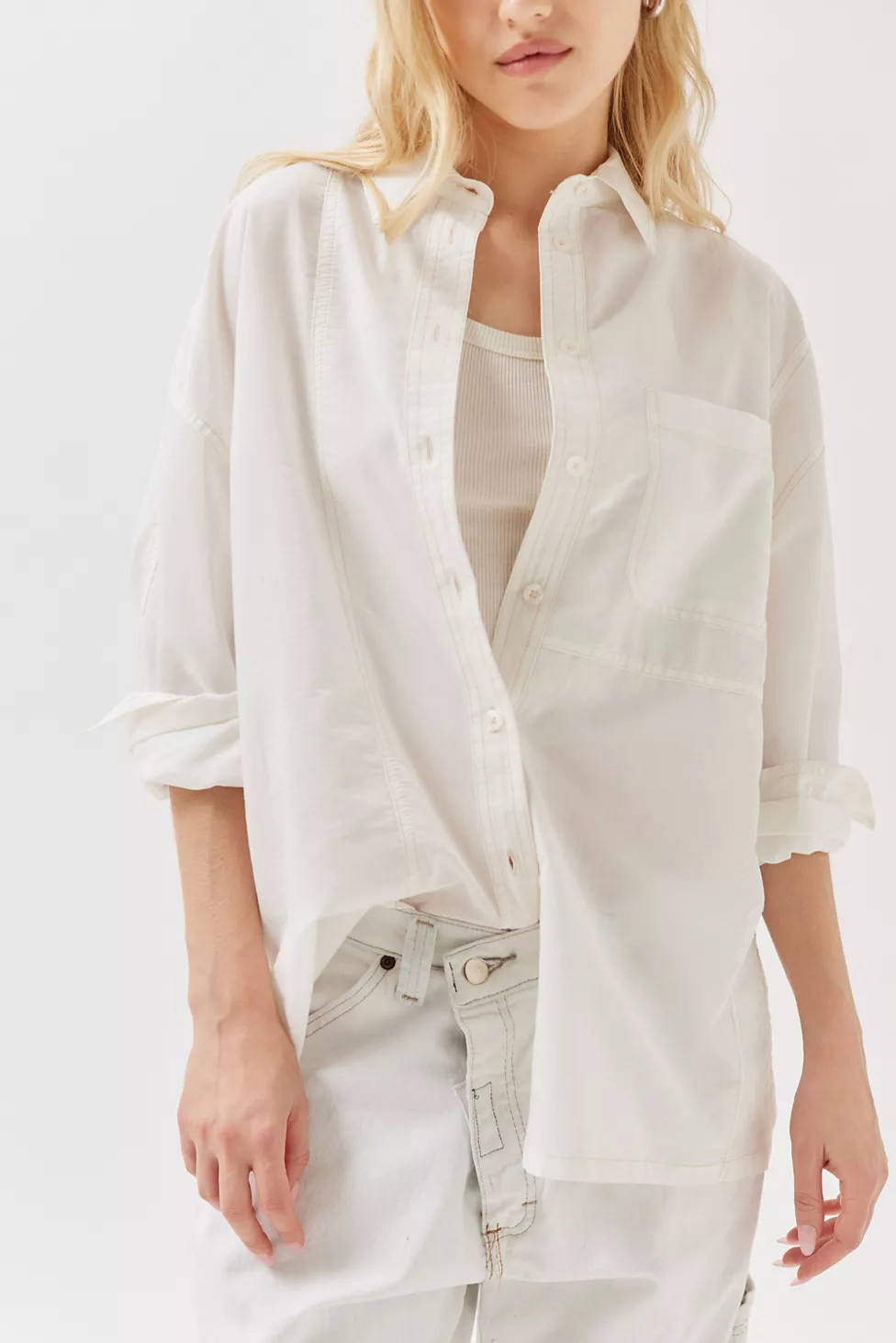 BDG Richie Washed Button-Down Shirt | Urban Outfitters (US and RoW)