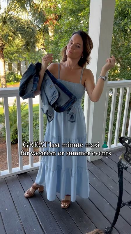 Great last minute dress 👌🏼

Available in 17 colors. The material is really nice and perfect for summer heat. I wore this in Florida on vacation and received a bunch of compliments. 

I’m 5’3 and wearing size small. It has adjustable straps and a stretchy smocked top. 

#dresses #maxidress #summerstyle #vacationoutfit #resortwear #dress #summerdress #founditonamazon #amazonfinds #amazonfashion #affordablefashion #beachwear #vacationstyle #casualstyle #vacay #travel #30a #fashion 

#LTKStyleTip #LTKFindsUnder50