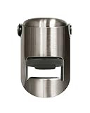 Vinotemp Stainless Champagne Stopper, 1-3/8”W x 1-1/2”D x 2-1/8”H | Amazon (US)