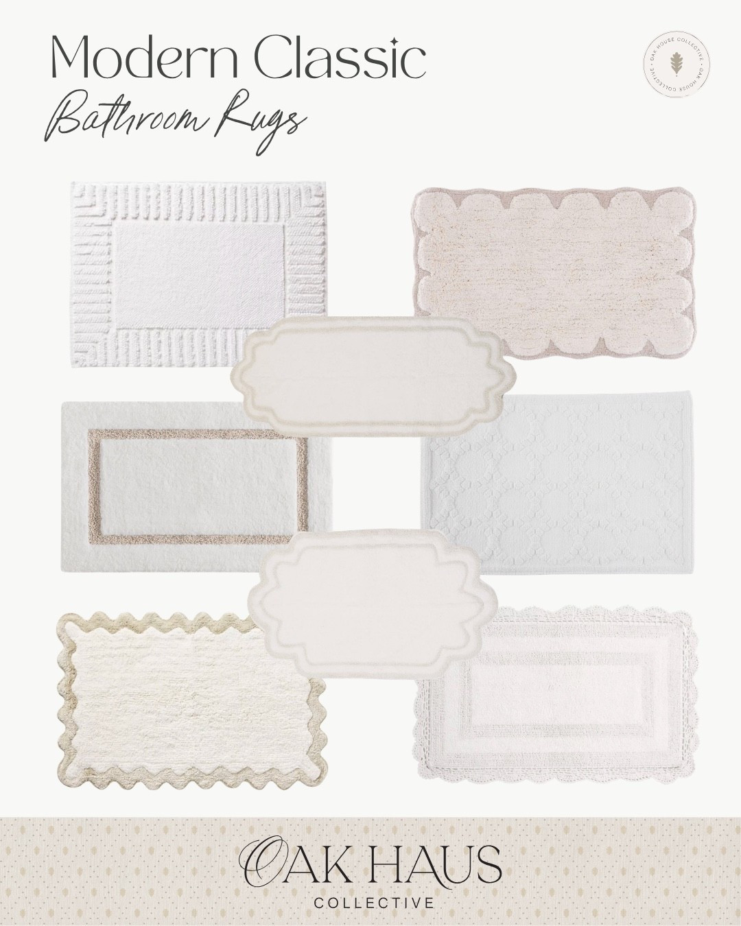Modern Classic, Bathroom Rugs, Bathmat, Home, Interior, Rug, White, Bath

#LTKHome #LTKdayinmylife #LTKgrwm