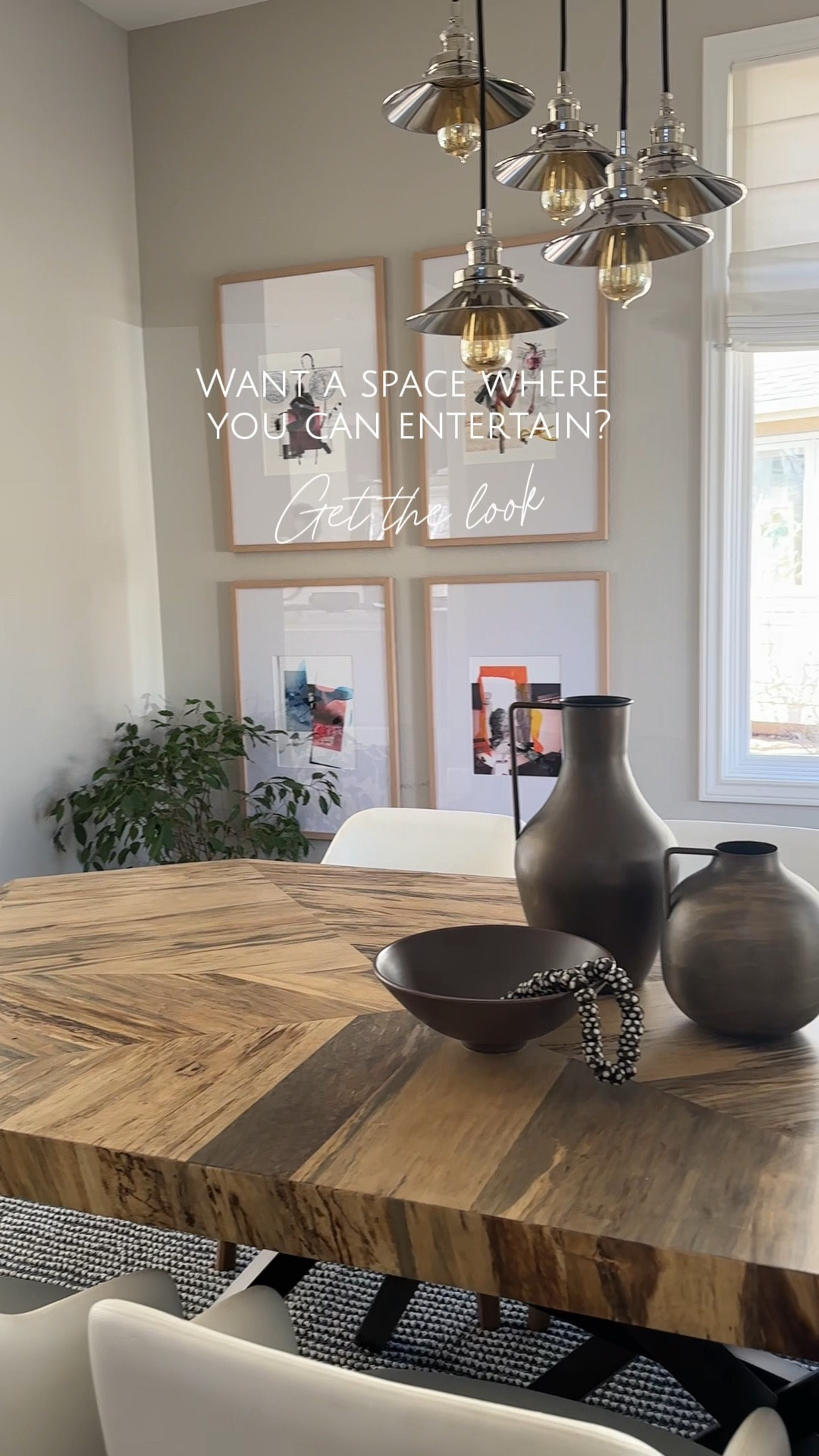 We LOVE to entertain and here are some key items from this recent look we created Happy hosting!

#dining #entertain #host #decor #table #chairs #rug

#LTKstyletip #LTKVideo #LTKhome