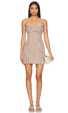 Significant Other Vaila Dress in Mushroom Stripe from Revolve.com | Revolve Clothing (Global)